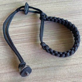 Resim Go_pro 13 12 Aksesuarları için bilek kayışı Anti-Kayıp örme iplik + 1/4 vidalı el kayışı Insta360 X5 X4 X3 X2 1/4 delik selfie çubuğu için 