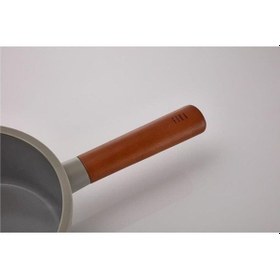 Resim Neoflam Fika Cam Kapaklı Alüminyum Döküm Sos Tencere 18 CM Gri 