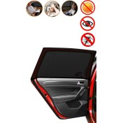 Resim Ankaflex 2 Adet Araba Gölgelik Araç Yan Cam Güneşlik Oto Perde Güneşliği Anne Bebek Çocuk Arka Cam Emzirme Örtüsü 
