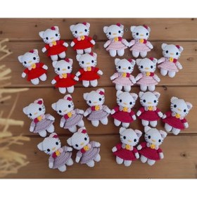 Resim Tasarım Amigurumi hello kitty anahtarlık (1adet) 