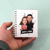Resim Her Dakikam Seninle Olsun Karikatürlü Defter 
