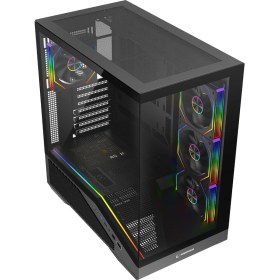 Resim Rampage Reaper 750W 80 Plus Bronze Siyah 4*12CM Argb Fan Atx Gaming Oyuncu Kasası 