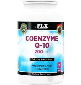 Resim Coenzyme Q-10 200 Mg Hyoluronic Acid Resveretrol 90 Tablet 