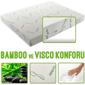 Resim Babyhopeankara 180X200 Ortopedik Bamboo Visco Yatak 180*200 Çift Kişilik Yatak 