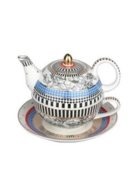 Resim Art Maggey Tek Kişilik Demlik & Fincan Seti 