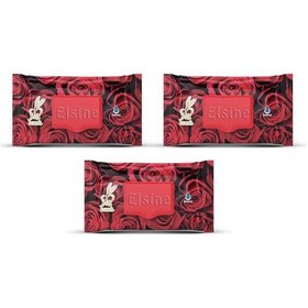 Resim 3 Paket Red Rose Islak Havlu Mendil 90 Adet Kapaklı Gül Kokulu 