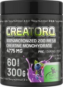 Resim Torq Nutrition Creatorq %100 Micronized Creatine Monohydrate 300 G Orman Meyveli 