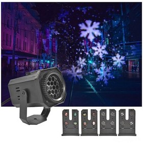 Resim Ximistore9 Led Noel Işık Projeksiyonu, Dc12v, 4 Desen Kartı, Ip42 Koruma, Pvc Kapak, Enerji Tasarruflu, Ev Sahnesi Aydınlatması Diğer 