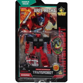 Resim Erdem Oyuncak Transformers Robot 3+ Yaş Kırmızı 