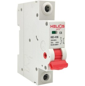 Resim Helios Opto 1x10a 4500ka C Tipi Monofaze W Otomat Hsc-4110 