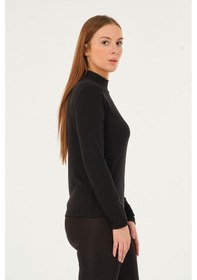 Resim Rich Balıkçı Yaka Triko Kadın Kazak Çok Renkli 