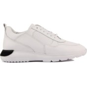 Resim Sail Lakers - Beyaz Deri Bağcıklı Erkek Sneaker 