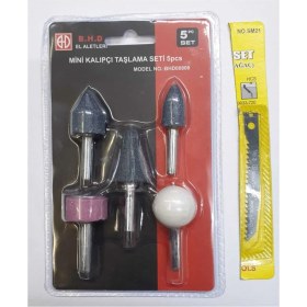 Resim Mini Kalıpçı Taşlama Seti 5 Parça, Kompakt ve Çok Yönlü Kullanım 