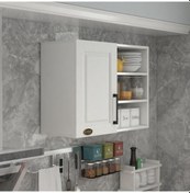 Resim Kenzlife Hazır Mutfak Dolabı Tere60 Byz Mod1 60 080 32 Mebran Kapak Suntalam Gövde Beyaz 