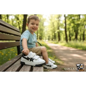 Resim Stoxstore Çocuk Spor Ayakkabı Hafif Rahat Taban Günlük Kullanım Erkek Kız Çocuk Sneaker 