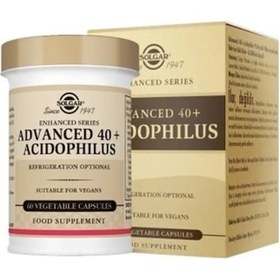 Resim Solgar Advanced 40+ Acidophilus Gıda Takviyesi 60 Kapsül 
