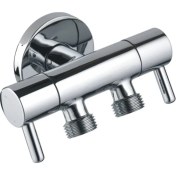 Resim Tek-el Çift Çıkışlı Dual Lüx Taharet Musluğu 