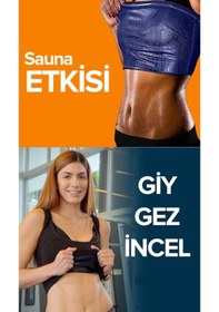 Resim Polimer Kaplama Askılı Termal Atlet Sweet Sweat Atlet Siyah 