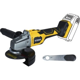 Resim Rtrmax RTX3060B Şarjlı Avuç Taşlama Makinası Kömürsüz 125 mm - Akü Hariç 