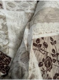 Resim Kaymaz Taban Lastikli Halı Örtüsü 6m2 - Yıkanabilir Süngersiz Kadife Görünümlü Pamuklu (H42A) 