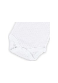 Resim Novibaby 18-24 Ay Jakarlı İp Askılı Beyaz Bebek Atlet Body Zıbın Çıtçıtlı 100% Pamuk Beyaz 