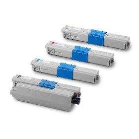 Resim Retech Oki C301 Mavi Toner Muadil Yazıcı Kartuş 