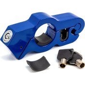 Resim Elmpaly Mavi 1 Adet Sağlam Alüminyum Alaşım Bisiklet Kilidi Motorlu Bisiklet Scooter 