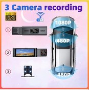 Resim Ecoworld 1080p Wifi Dashcam, Ön-arka Kamera, Wdr Gece Görüşü, Döngü Kayıt, Mini Tasarım 
