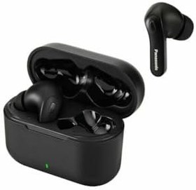 Resim Panasonic RZ-B310WDE-K kablosuz kulaklık, gürültü önleme, 5.3 Bluetooth, rahat kulak içi kulaklık, entegre mikrofonlu kulaklık, XBS, şarj kutusu ile 16 saate kadar oynatma, siyah 