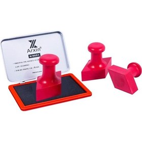 Resim Mühür Özel Alaşım Kauçuk Kaşe Kırmızı Renk Diamond 30x50 