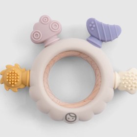 Resim Silikon Ahşap Diş Kaşıyıcı - Ahşap / Standart 