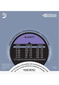 Resim D'Addario EJ44TT Pro-Arté Dynacore, Titanium Trebles, Extra-Hard Tension Takım Tel Klasik Gitar Teli 