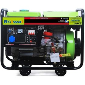 Resim Rolwal 10 kVA Dizel Jeneratör Monofaze RD-J-LDE10E 