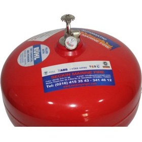 Resim 6 Kg Kkt Sprinkli Otomatik Yangın Söndürme Cihazı 