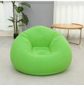 Resim 1 Adet Şişme Fasulye Torbası Kanepe - Katlanabilir, Taşıması Çok Renkli 