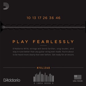 Resim Daddario NYXL1046 Elektro Gitar Tel Seti | NYXL Nickel Wound, .010-.046 