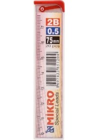 Resim Mikro 75mm Cetvelli 0,5mm Kalem Ucu 24 Tüp'lü Paket 