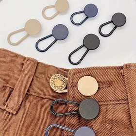 Resim 6 Paket Evrensel Uyumlu Bel Genişletici, Dikimsiz Çıkarılabilir Kot Düğme Genişleticiler, Kot Pantolonlar İçin Ayarlanabilir Elastik Bel Düğmeleri, Günlük Sokak Stili, Plastik, Günlük Yolculuk, Kolej, Geziler İçin 