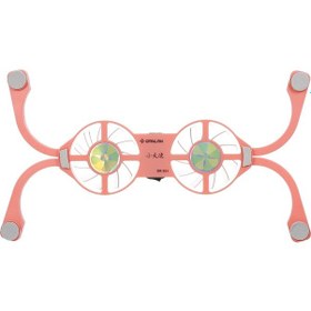 Resim Yuntech01 Dr-s01 Usb Beslemeli Çift Fanlı Dizüstü Bilgisayar Soğutucu, Katlanabilir Taşınabilir, Mavi Işık Efekti, 500-2500rpm Hız Aralığı 