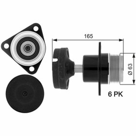 Resim GATES OAP7050 | Alternatör Kasnağı 02-Connect-Focus-Mondeo-Cmax 1.8Tdci 