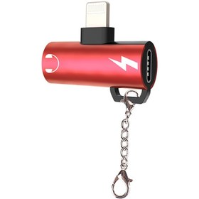 Resim Ally Lightning to Dual Lightning Dönüştürücü Adaptör Kırmızı 