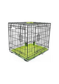 Resim M-pets Voyager 2 Kapılı Köpek Kafesi Medium Yeşil 76x48x53 Cm 244-52029.02 
