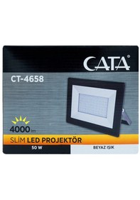 Resim Led Projektör 50w Beyaz Ct-4658 Diğer 