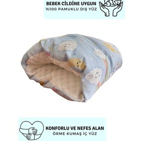 Resim Emzirme Destek Kolluğu Çift Taraflı, Bulut Ve Gökkuşağı Desen, Kol Yastığı Model 