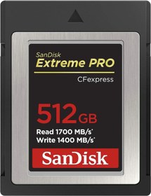 Resim Sandisk Extreme PRO CFexpress SDCFE-512G-GN4NN  512GB 1700MB/s Type B XQD 4K Hafıza Kartı 