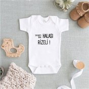 Resim Unisex Beyaz Baskılı Zıbın 