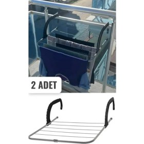 Resim Bayev 2 Adet Petek Üstü Çamaşır Kurutmalık Metal Yapı ile Dayanıklı 50x34 cm 