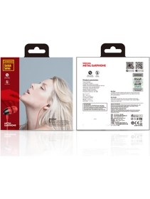 Resim Joyroom Je-106 Mikrofonlu Kulakiçi Kulaklık-Kırmızı 