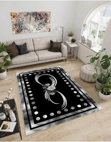 Resim Dijidekor Işıltı Koleksiyonu Model74 Süngerli Dijital Baskılı Saçaksız Mutfak Halısı Yolluk 