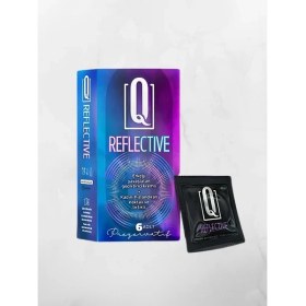Resim Aşkın Deposu Q Reflective Kremli Tırtıklı Prezervatif 